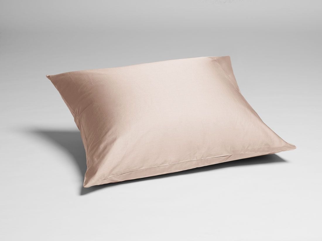 Pudebetræk bomuldssatin dusty rose
