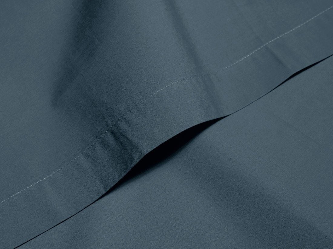 Børnelagen percale blue