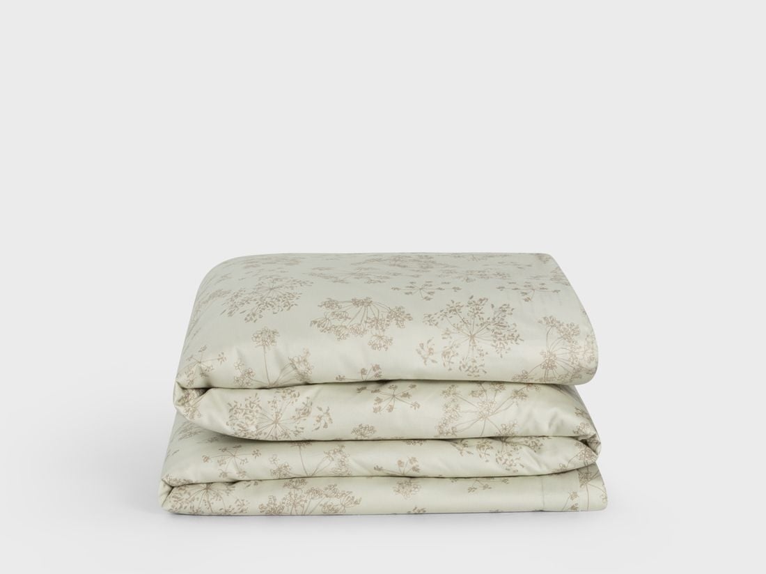 Juniordynebetræk bomuldssatin natural bloom