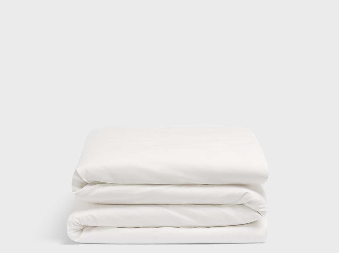 Juniordynebetræk percale blissful white
