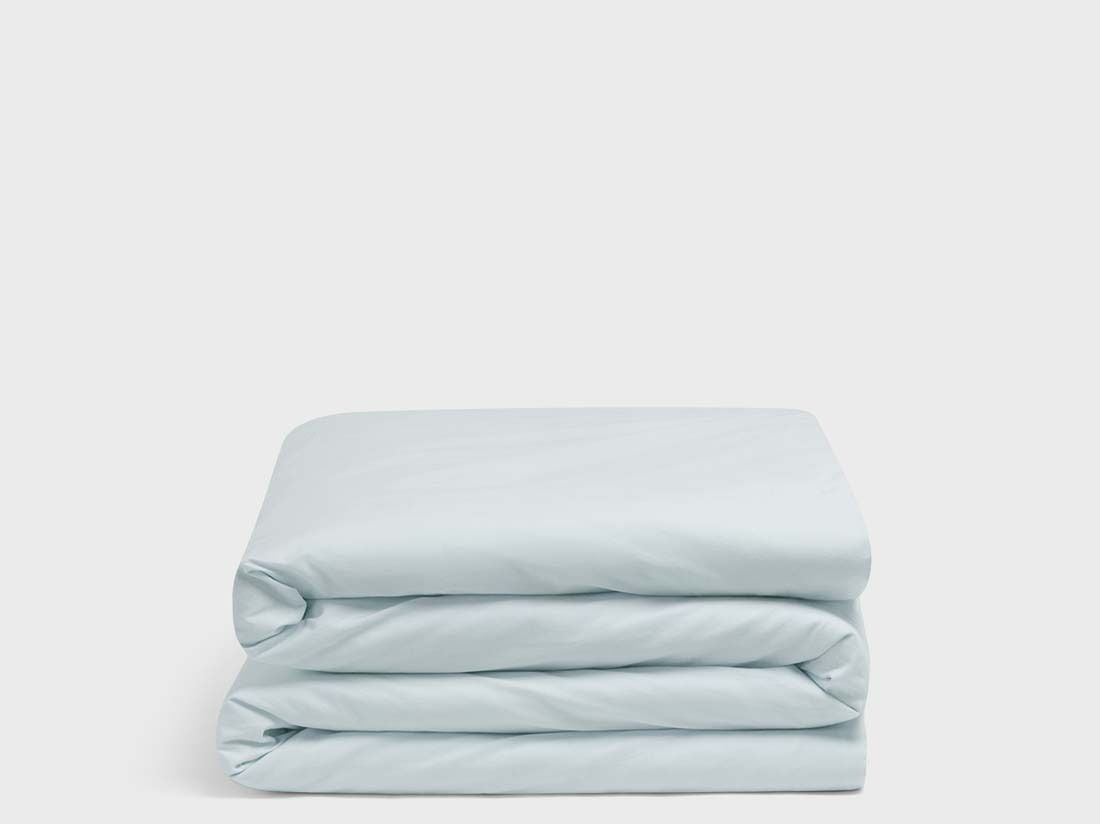 Juniordynebetræk percale playful aqua