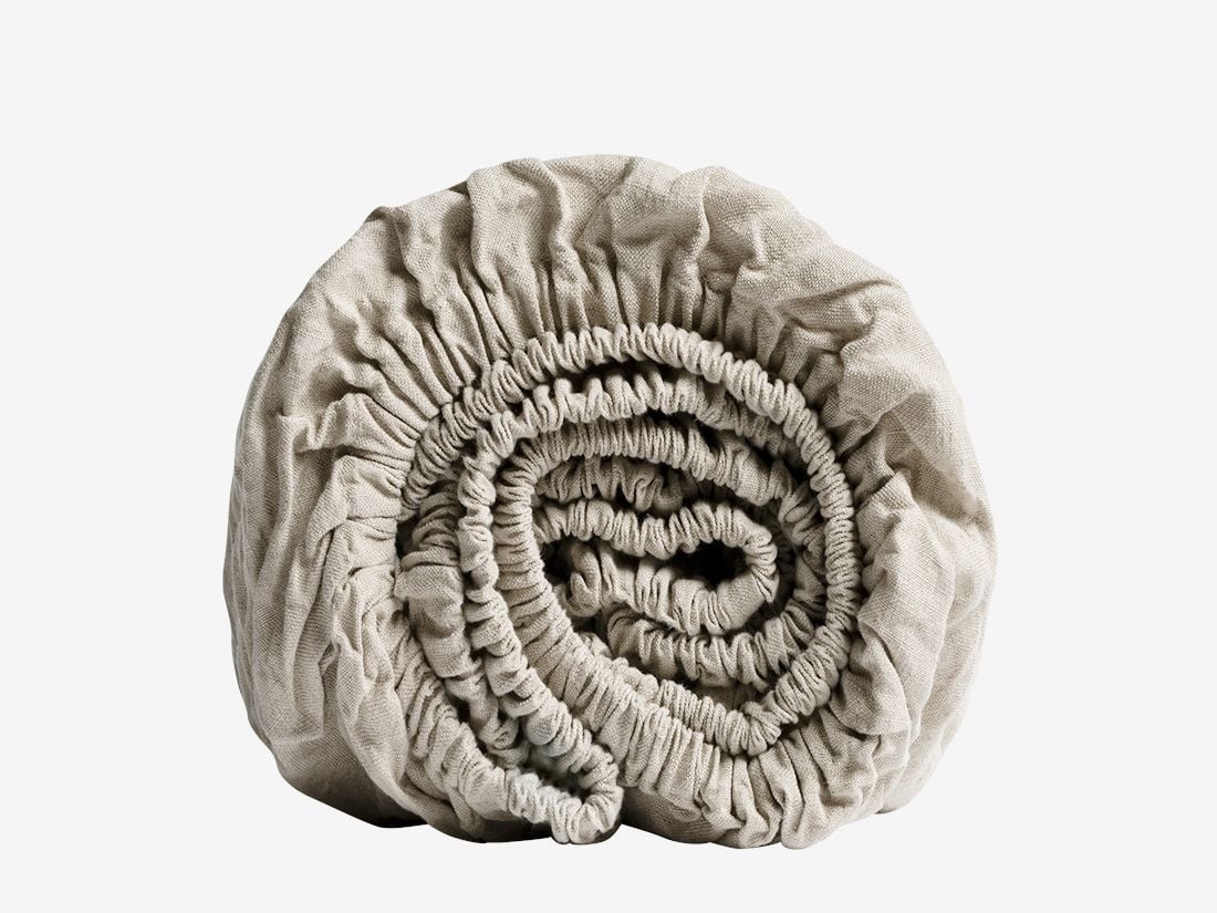 Børnefaconlagen vasket hør natural