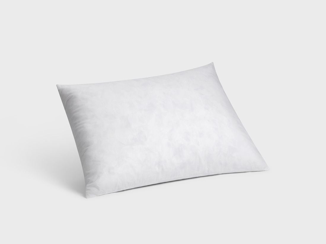 Pyntepude med genanvendte fjer 40x60