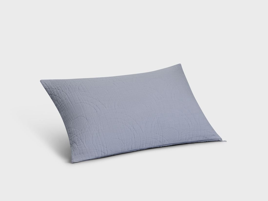 Pyntepudebetræk bomuldsmuslin arch lavender blue 40x60