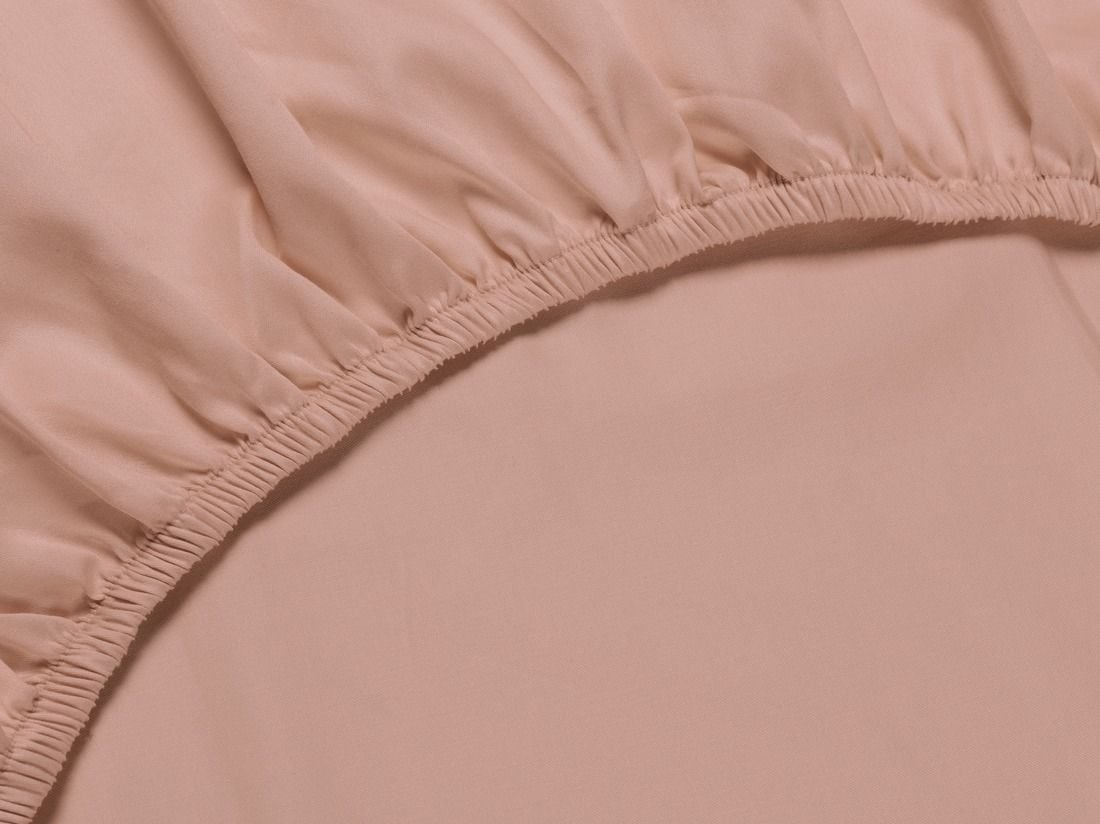 Faconlagen bomuldssatin cosmea pink