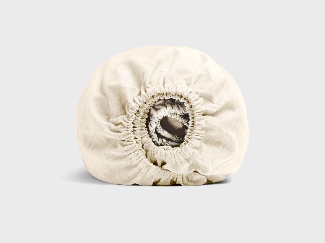 Faconlagen bomuld TENCEL™ latte chambray