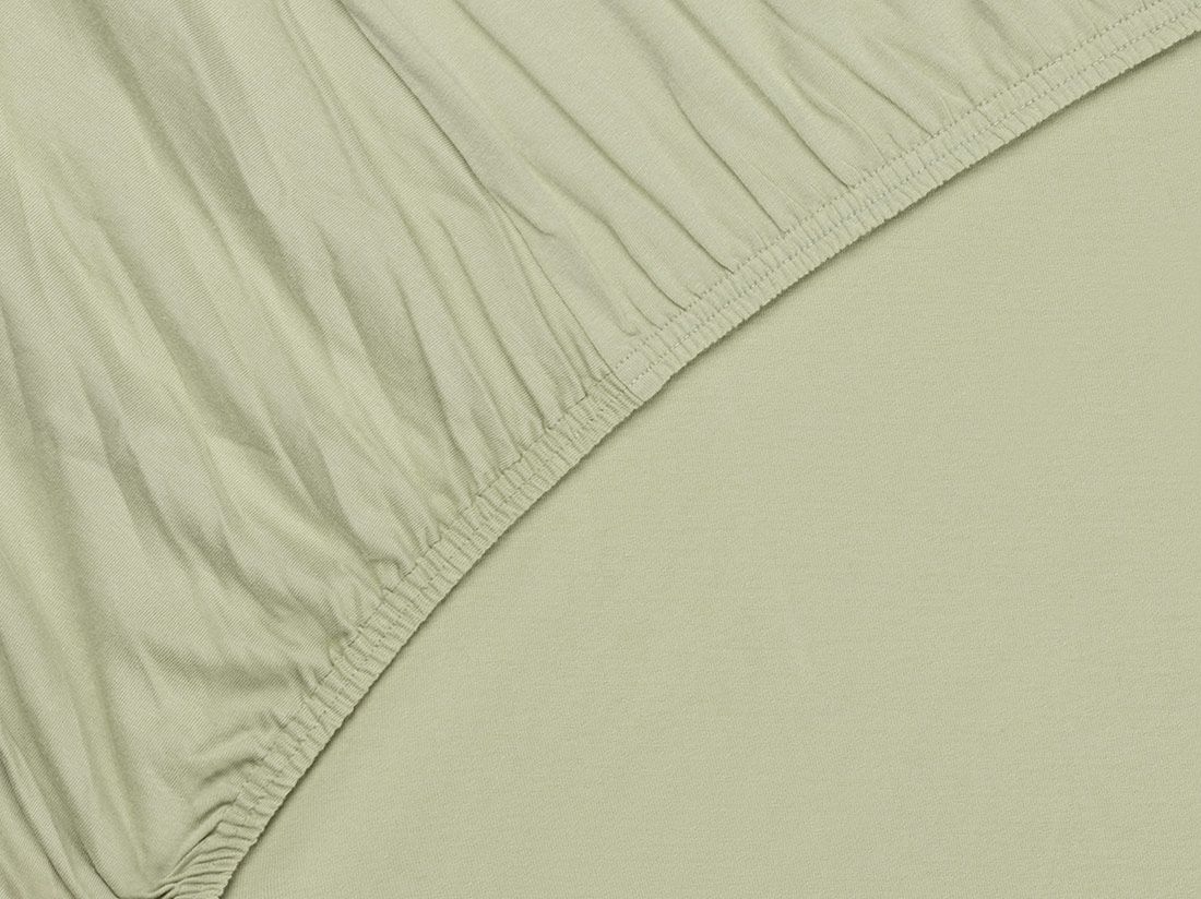 Faconlagen jersey pistachio green