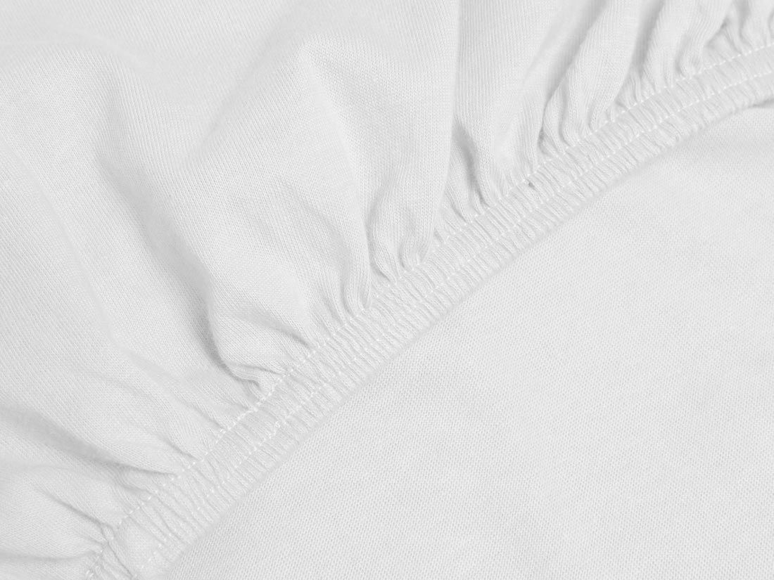 Børnefaconlagen jersey pure white