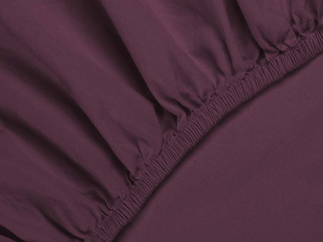 Faconlagen percale plum paradise