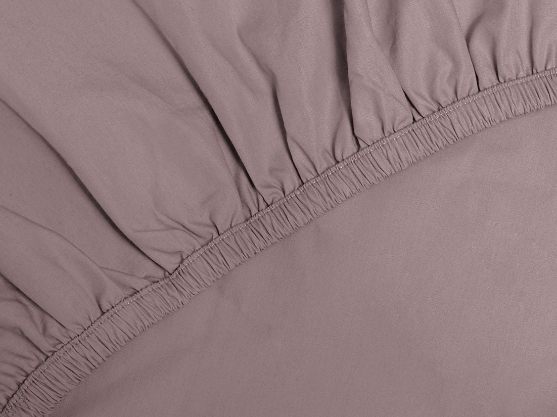 Faconlagen percale mauve
