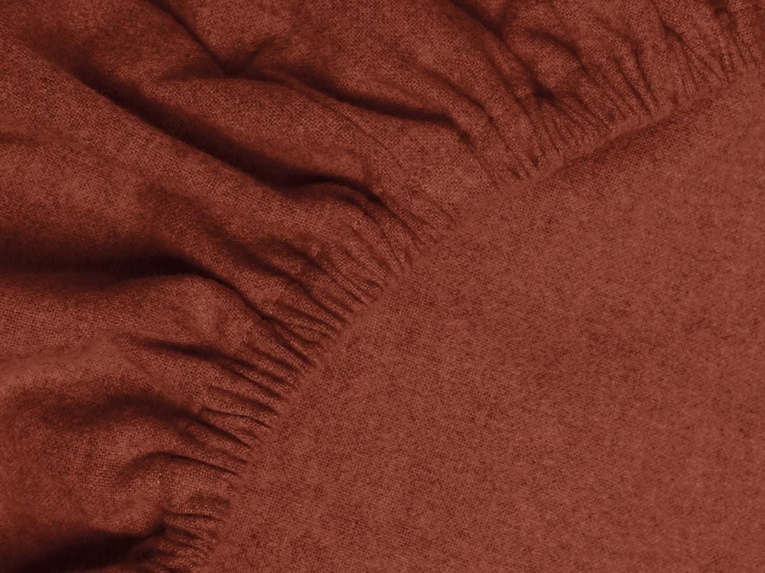 Faconlagen bomuldsflonel red velvet