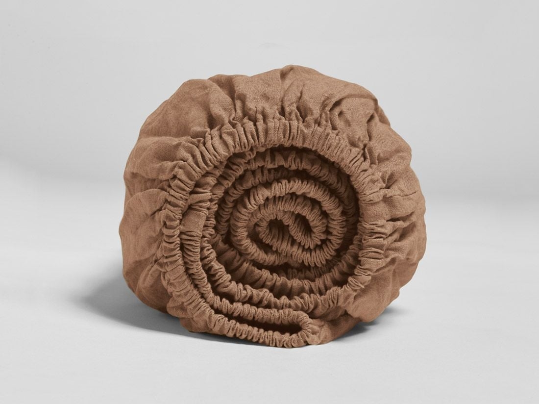 Faconlagen vasket hør hazel