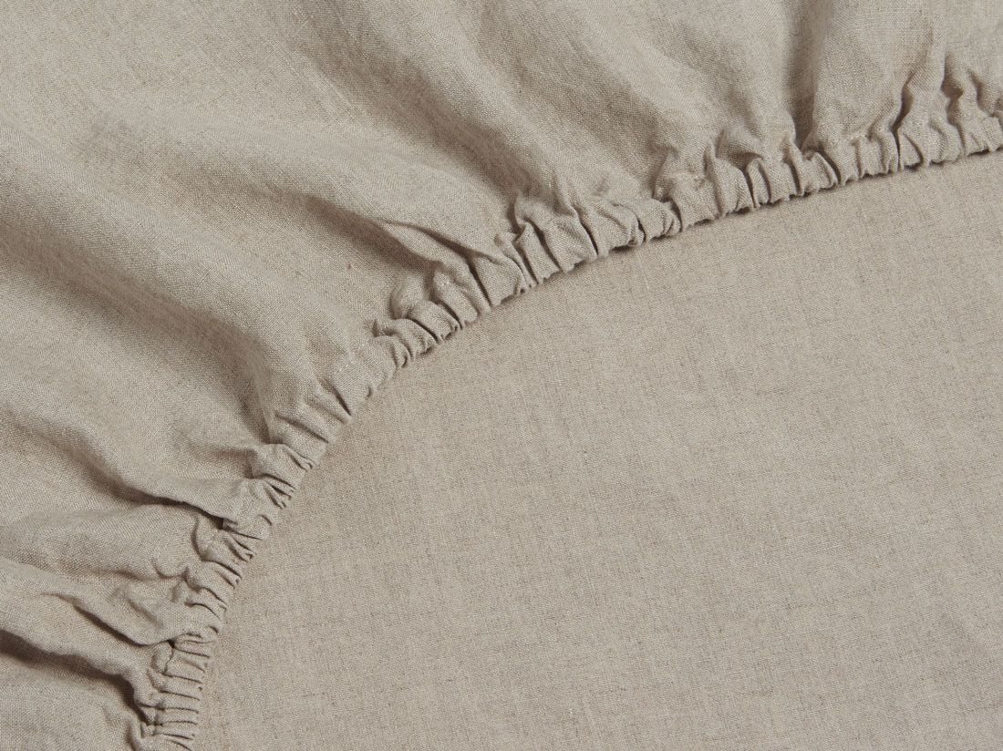 Børnefaconlagen vasket hør natural