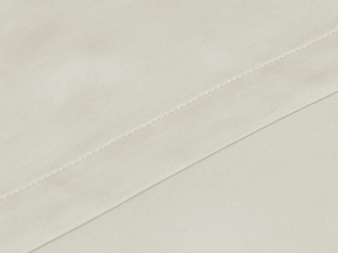 Lagen bomuldssatin sandy grey