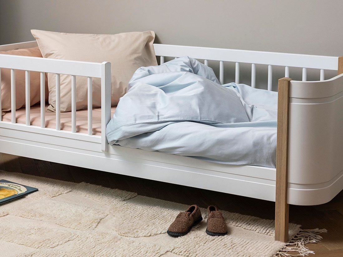 Juniordynebetræk bomuldssatin sky blue