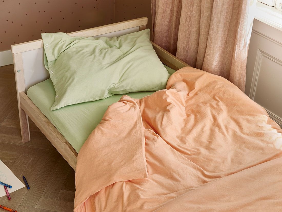 Børnefaconlagen jersey pistachio green