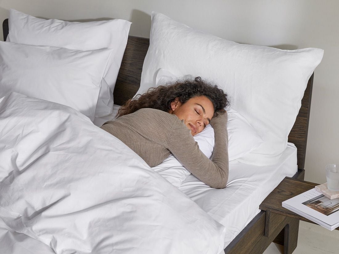 Pudebetræk percale pure white