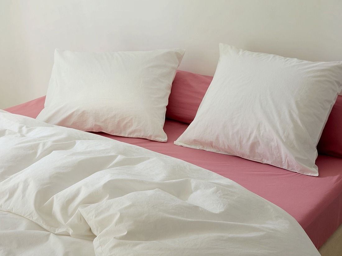 Pudebetræk percale blissful white