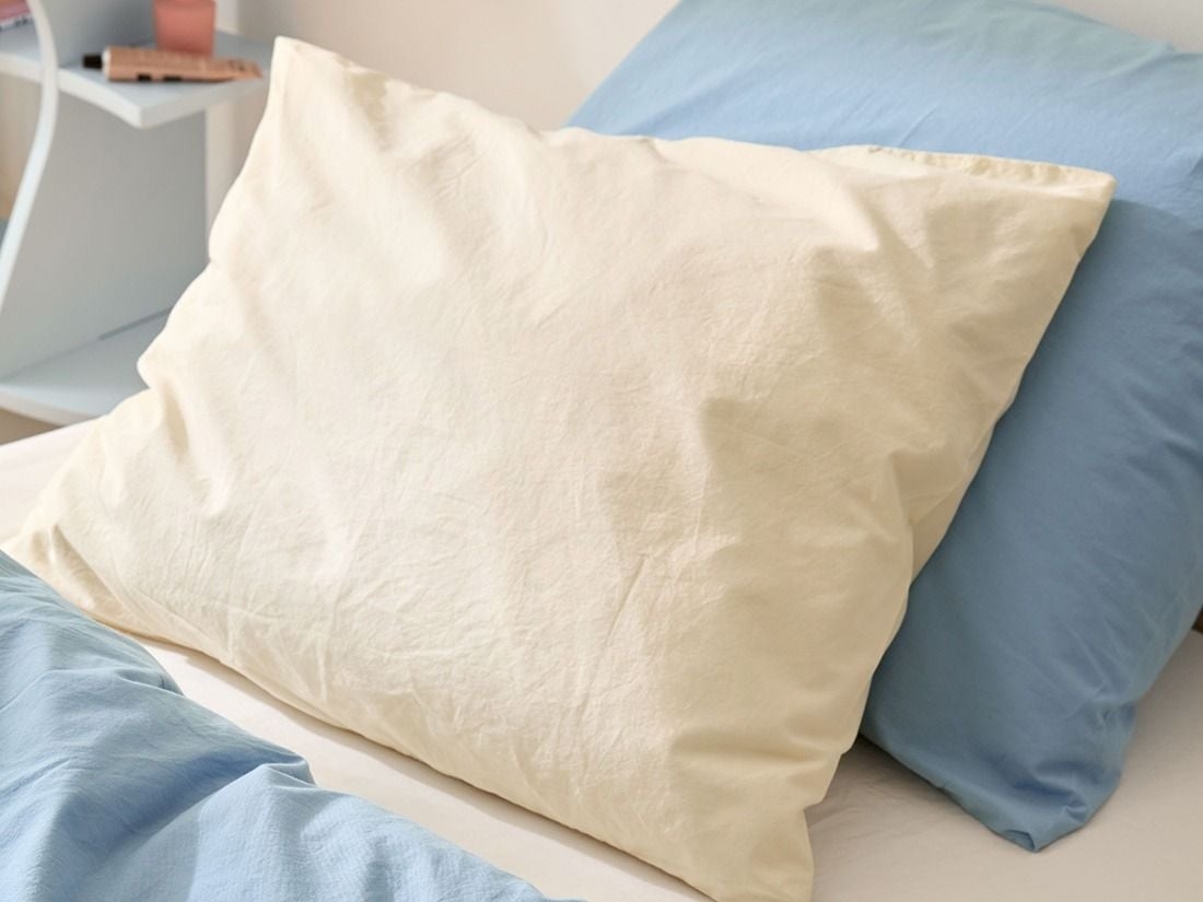 Pudebetræk percale butter glow