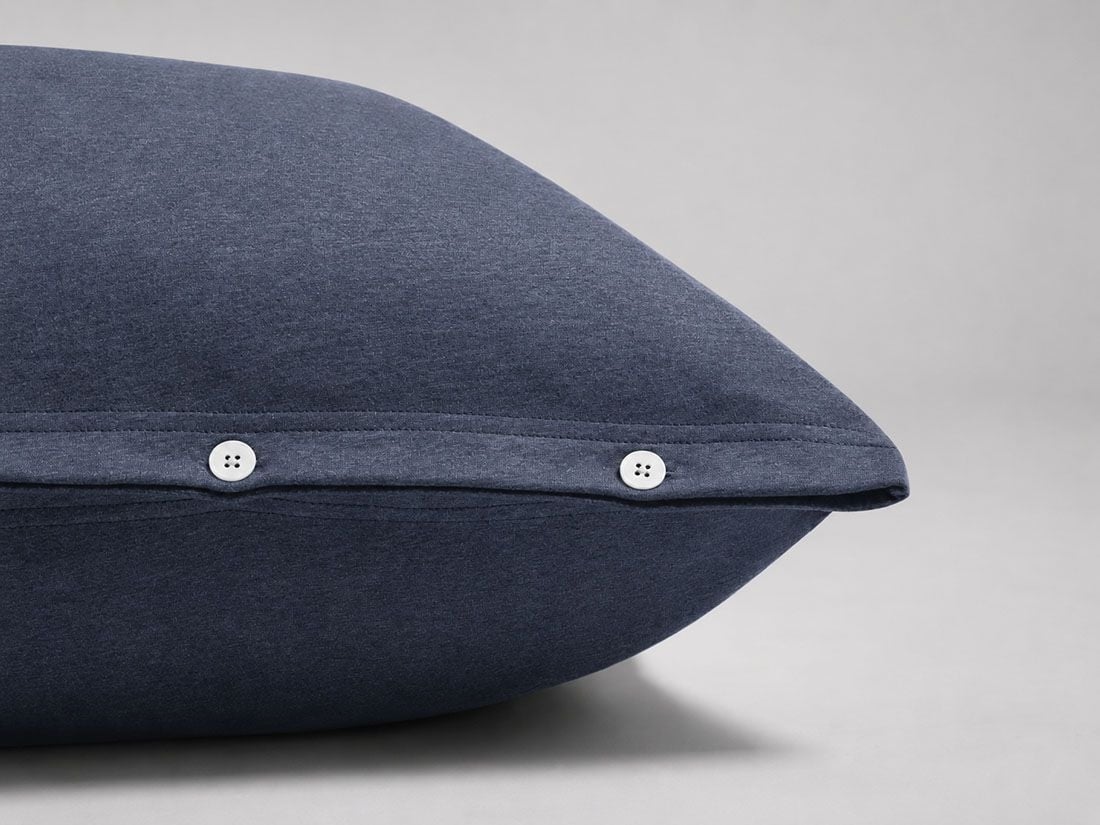 Pudebetræk jersey indigo blue
