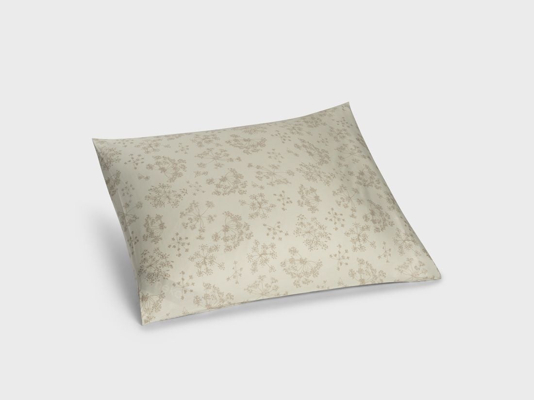 Pudebetræk bomuldssatin natural bloom