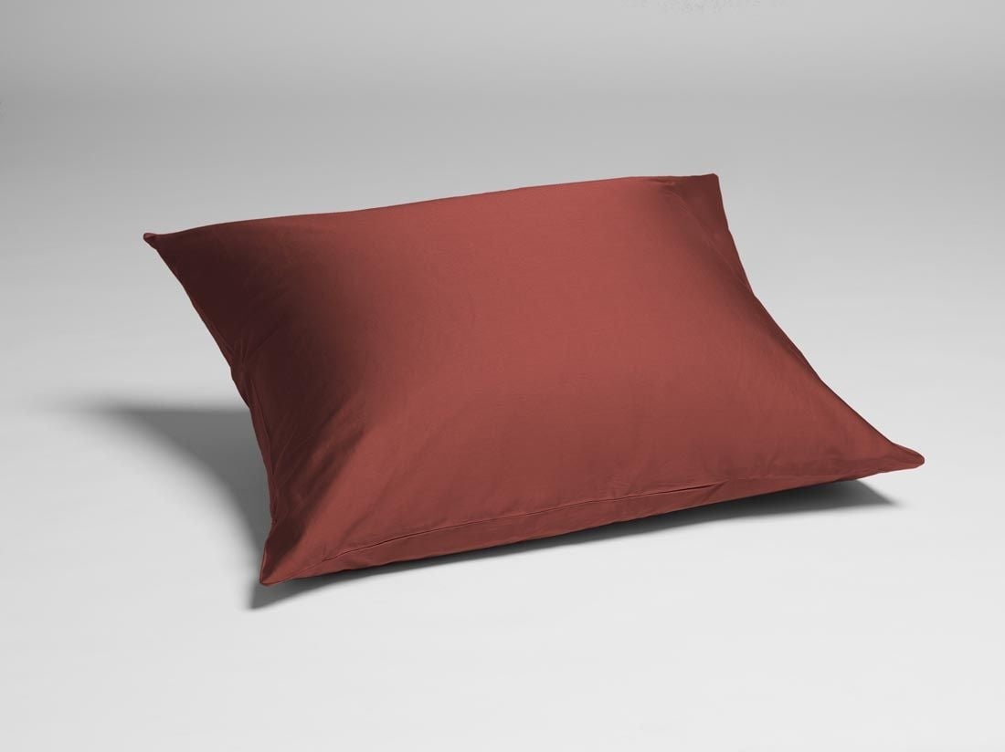 Pudebetræk bomuldssatin radiant red