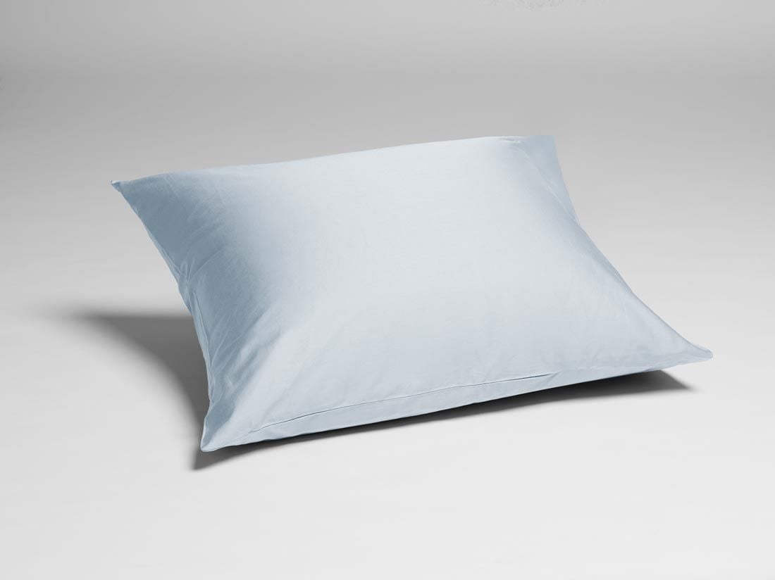 Pudebetræk bomuldssatin sky blue