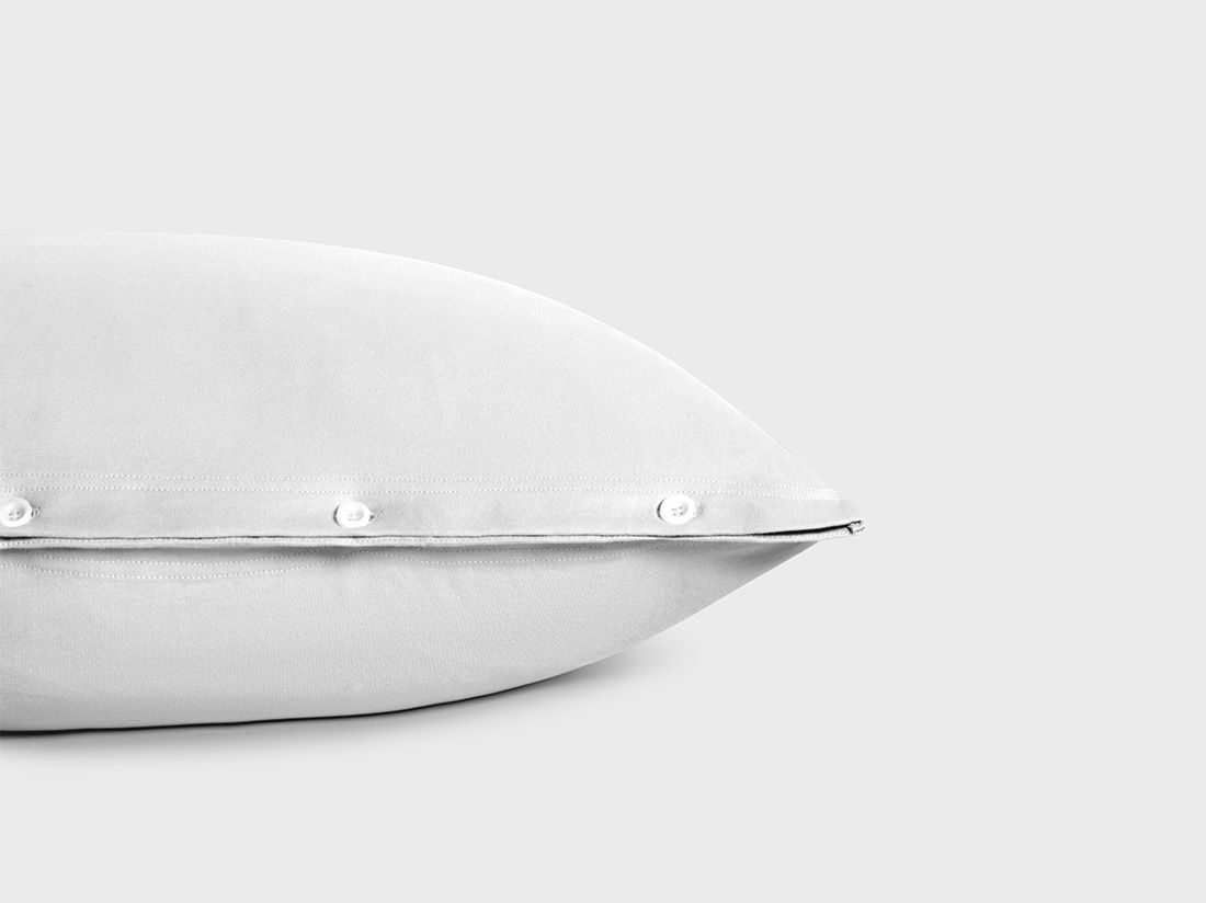 Pudebetræk jersey pure white