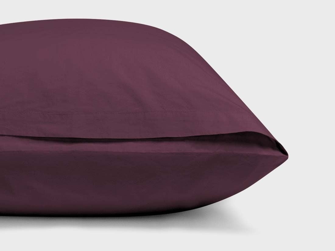 Pudebetræk lang multipude percale plum paradise 37x160
