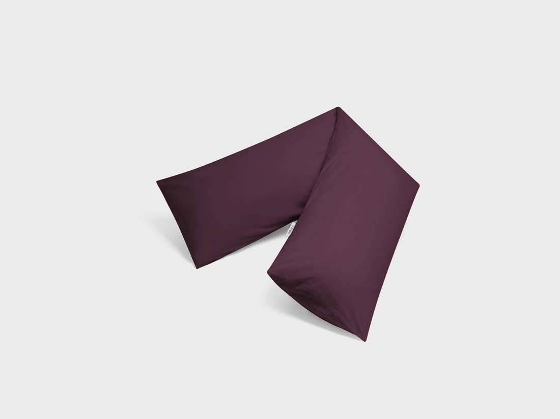 Pudebetræk lang multipude percale plum paradise 37x160