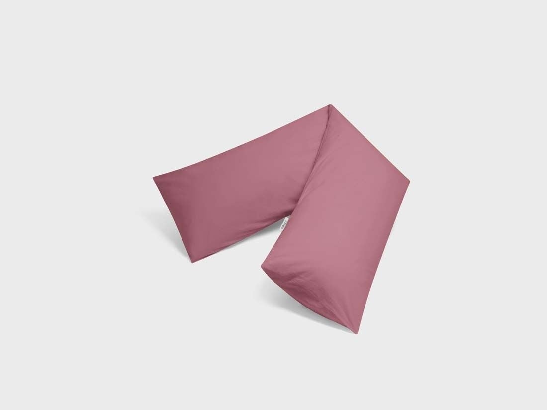 Pudebetræk lang multipude percale raspberry dream 37x160