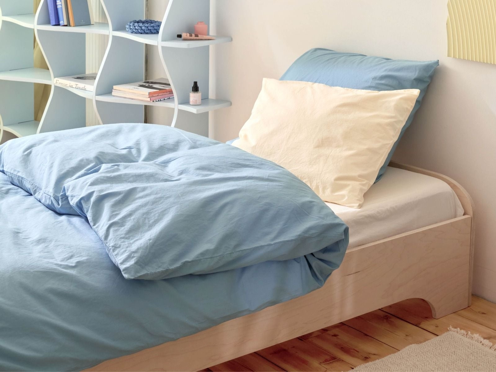 Juniordynebetræk percale blue lagoon