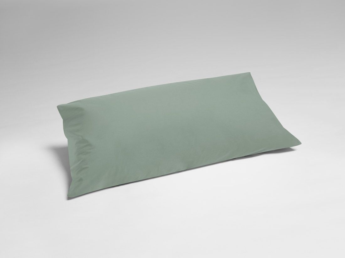 Pudebetræk percale jade green