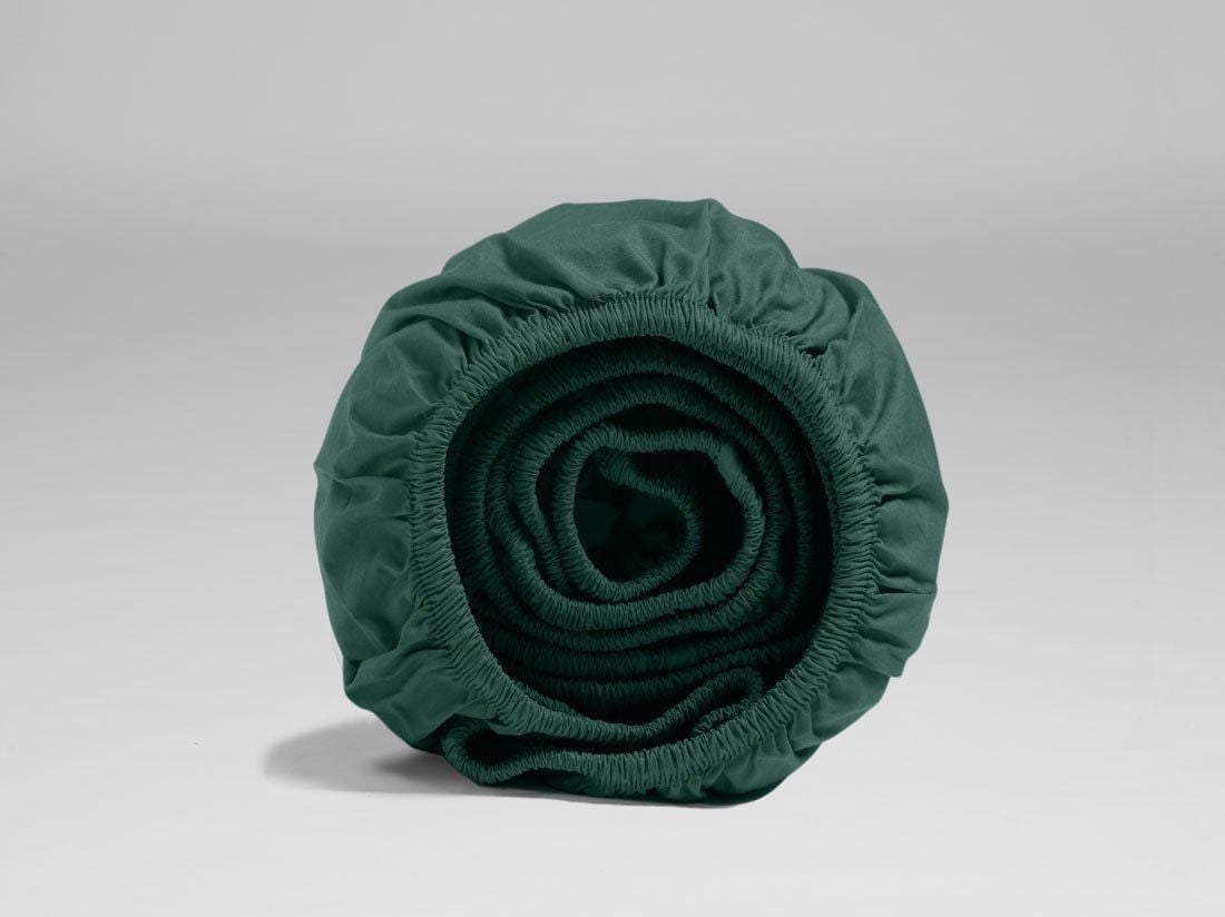 Faconlagen percale forest green