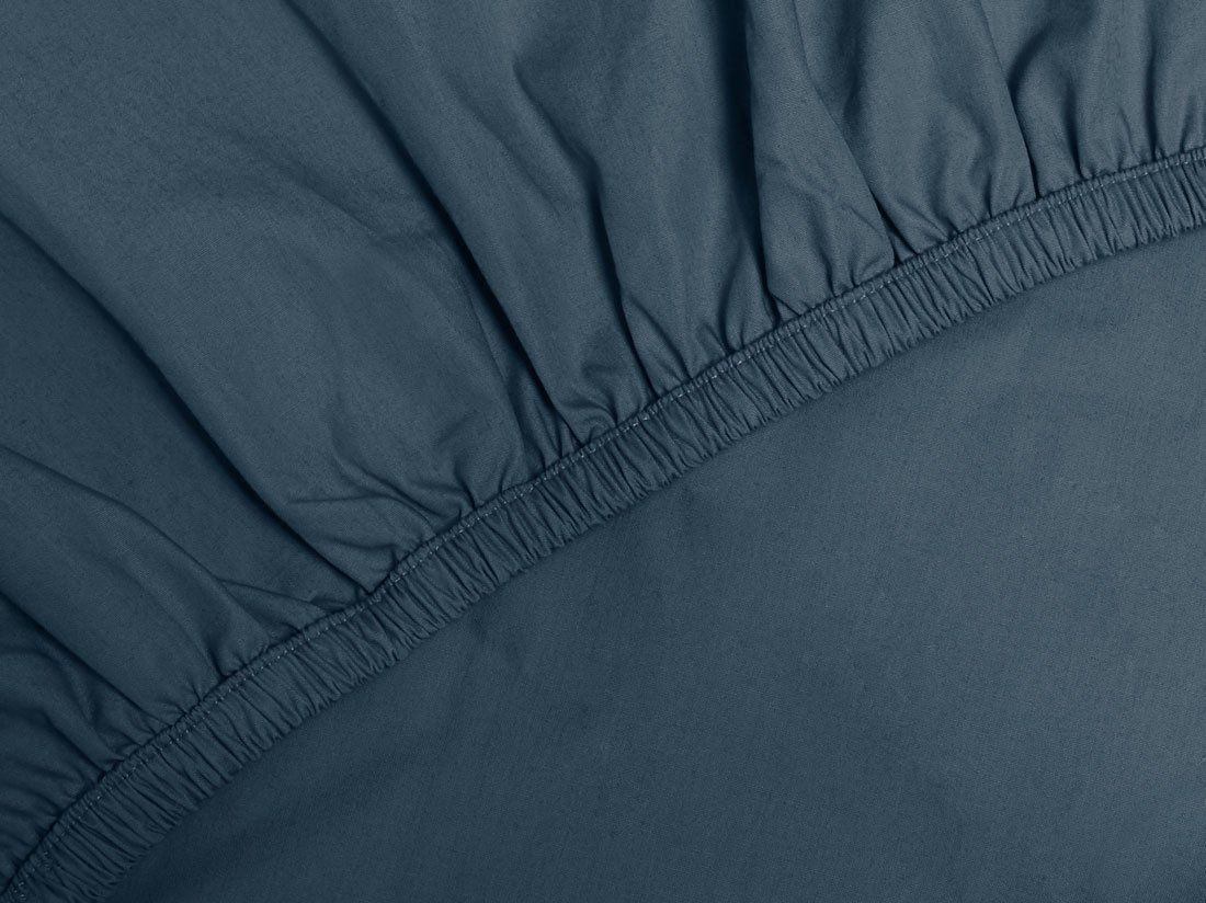 Faconlagen percale blue