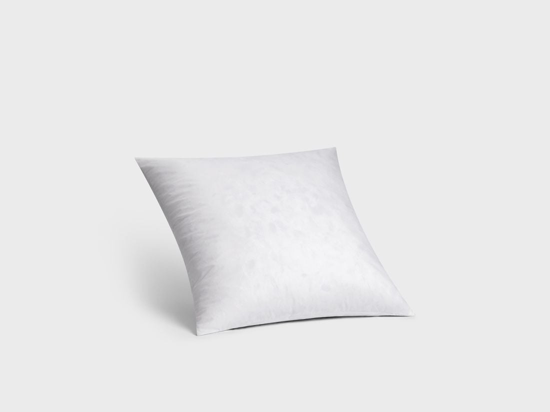 Pyntepude med genanvendte fjer 50x50