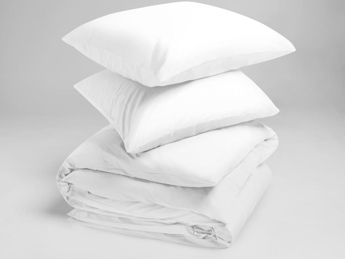 Sengesæt percale pure white