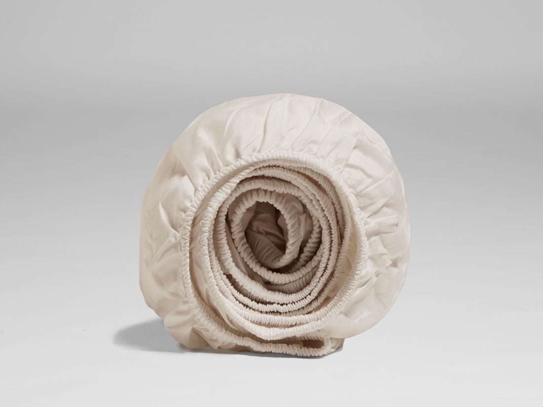 Topperlagen bomuldssatin natural