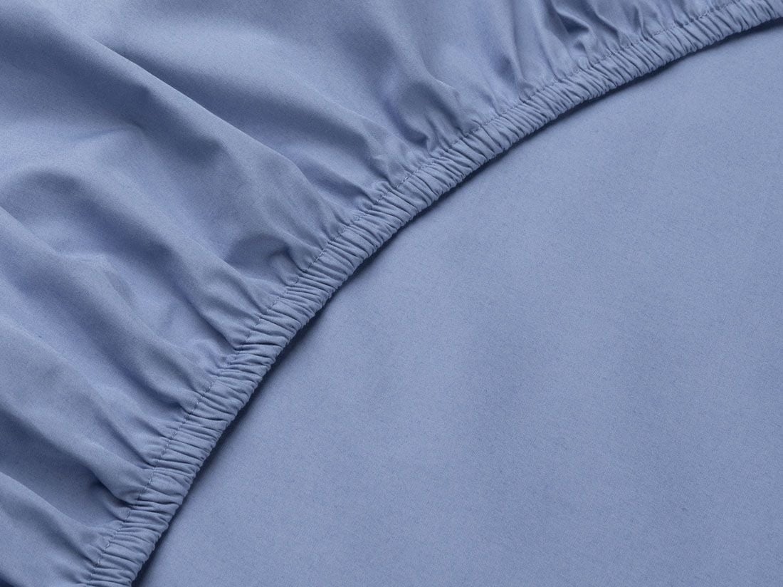 Faconlagen percale serene blue