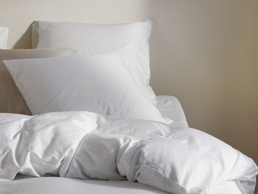 Pudebetræk bomuldssatin pure white