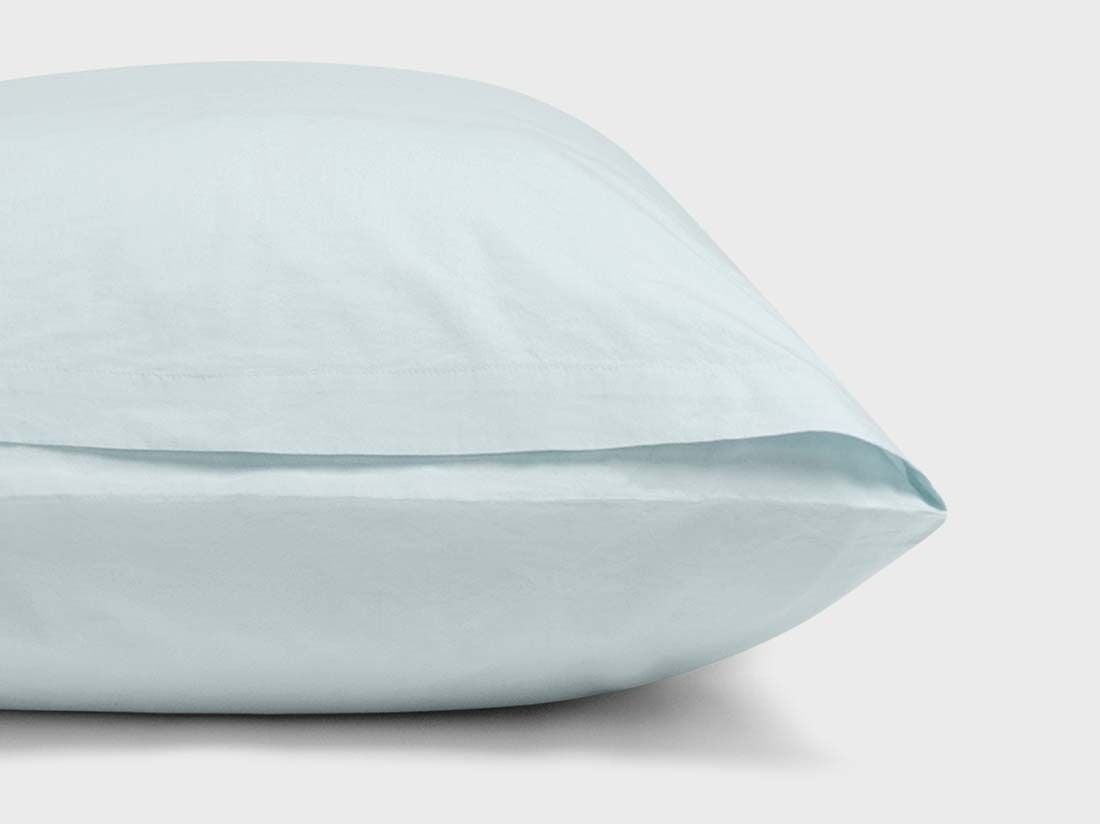 Pudebetræk lang multipude percale playful aqua 37x160