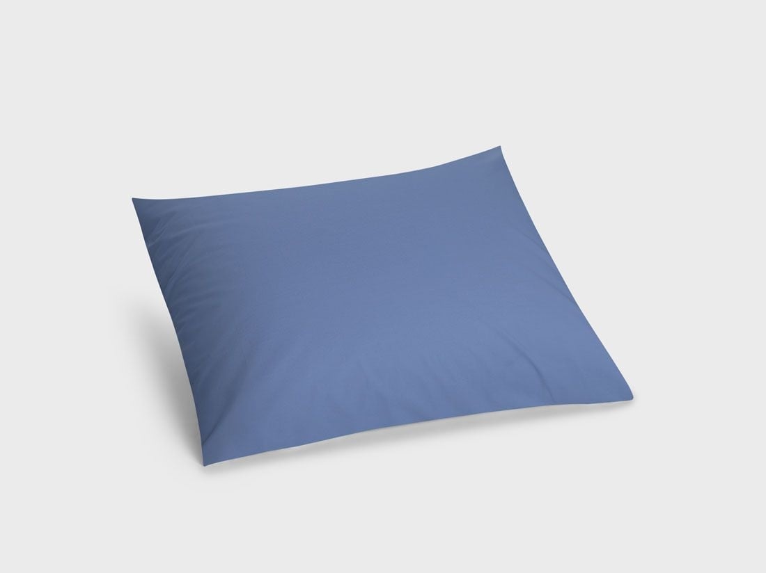 Pudebetræk percale serene blue