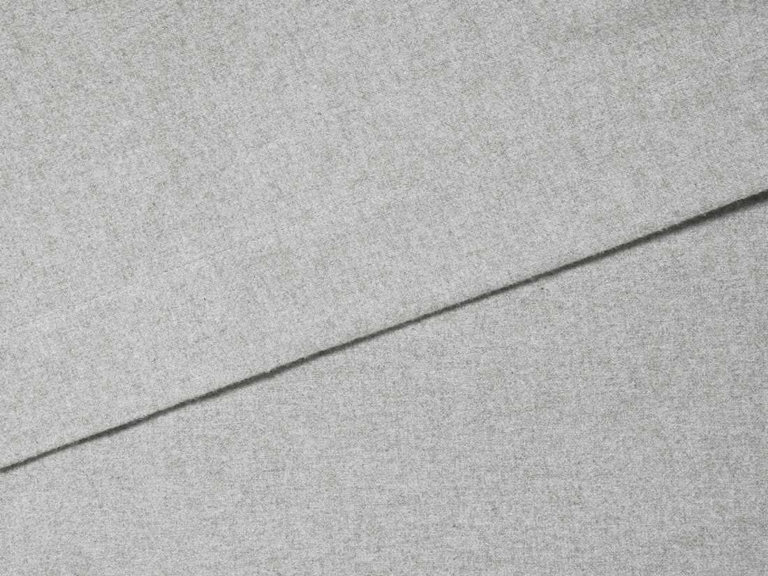 Lagen bomuldsflonel light grey