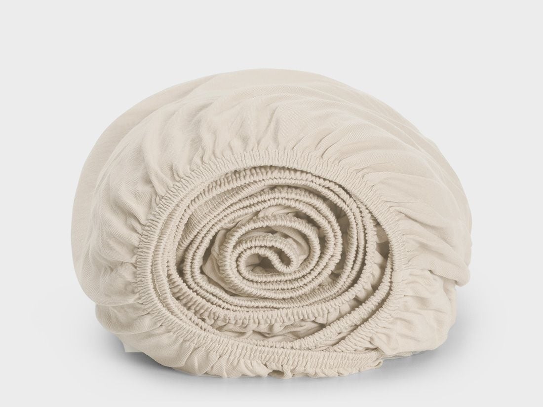 Faconlagen jersey sunrise white