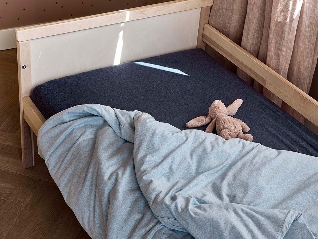 Børnefaconlagen jersey indigo blue