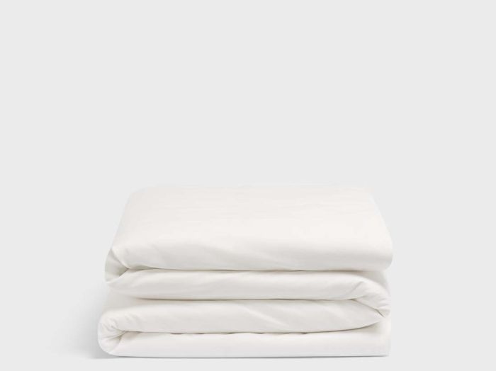 Juniordynebetræk percale blissful white
