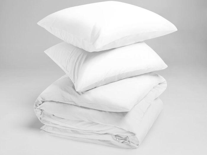 Sengesæt percale pure white