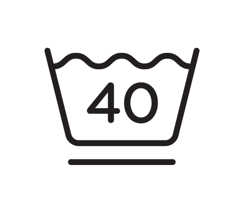 Finvaskeprogram ved højst 40 °C