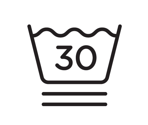 Finvaskeprogram ved højst 30 °C